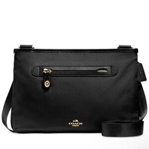 Coach Black Nylon Crossbody Bag